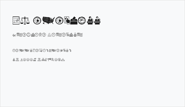 us election Business Card