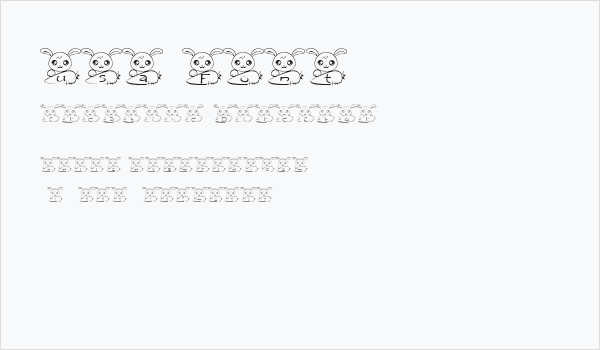 usa Font Business Card