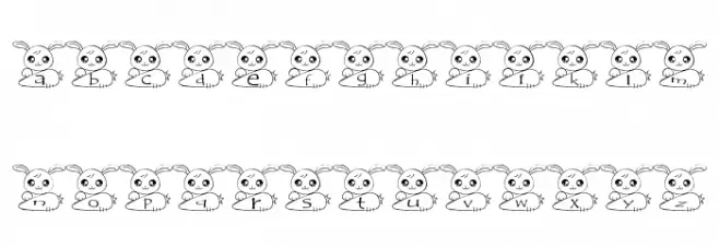 usa Font Caratteri MINUSCOLO