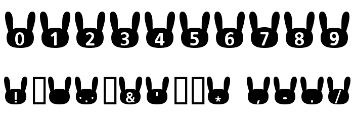usagi_b Bold Font OTHER CHARS