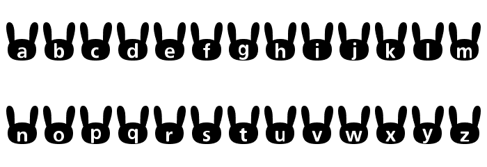 usagi_b Bold Font LOWERCASE