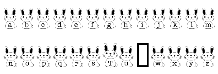 usagi Font LOWERCASE