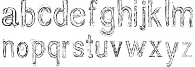 usang Caratteri MINUSCOLO