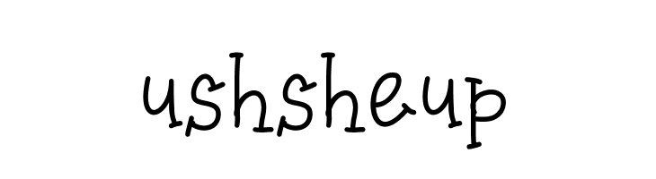 ushsheup Font