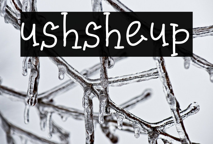 ushsheup Font examples