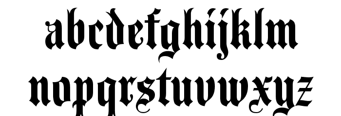 UTM Agin Font LOWERCASE