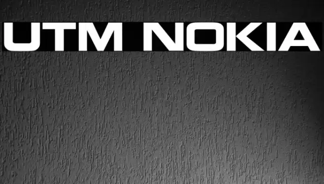UTM Nokia फ़ॉन्ट examples