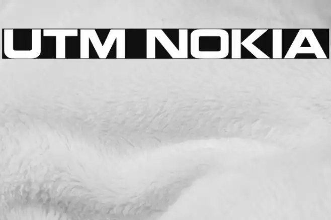 UTM Nokia फ़ॉन्ट examples