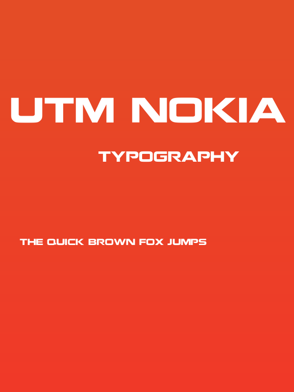 UTM Nokia Poster
