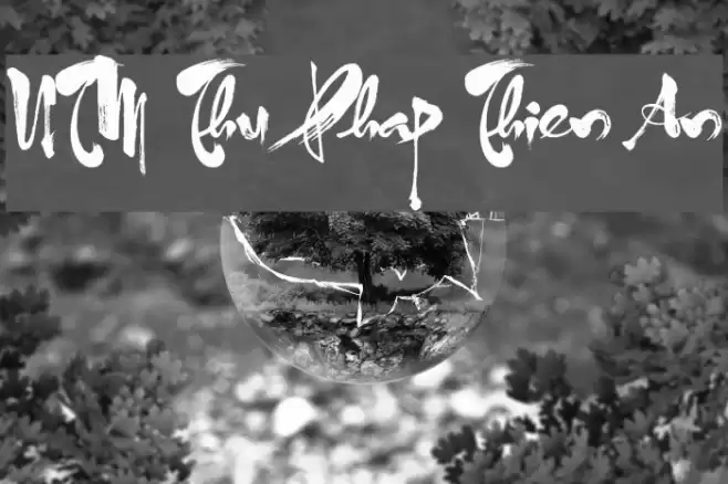 UTM ThuPhap Thien An Font examples