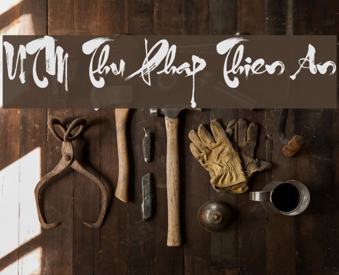 UTM ThuPhap Thien An Font examples