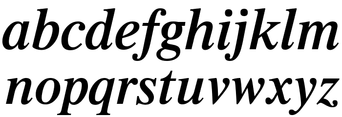 UTMTimesBold Italic Font LOWERCASE