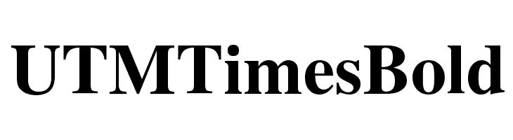 UTMTimesBold Font
