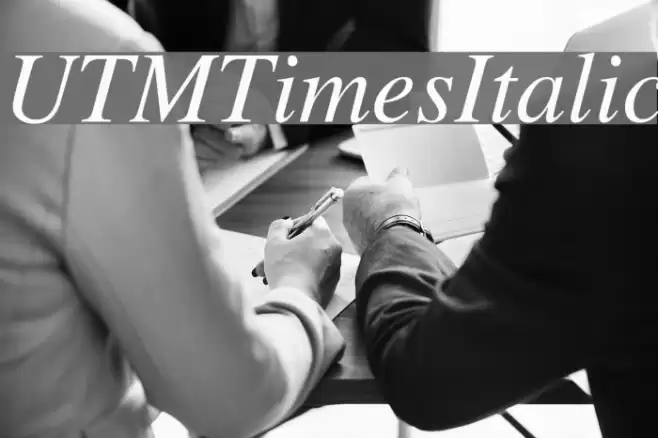 UTMTimesItalic  examples