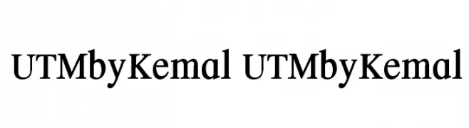 UTMbyKemal UTMbyKemal  Free Fonts Download