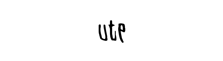 Ute  font caratteri gratis
