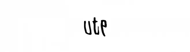 Ute  Frei Schriftart Herunterladen