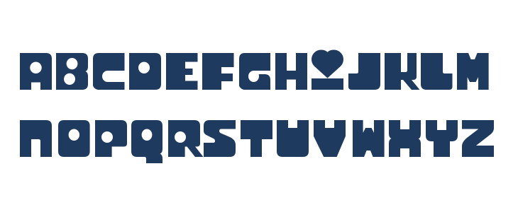 Utonium Bold Lowercase