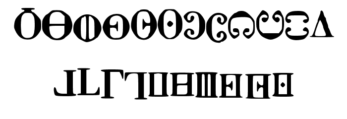 Utopia Font LOWERCASE