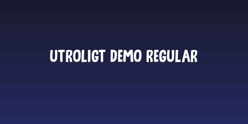 Utroligt DEMO Regular Social Header