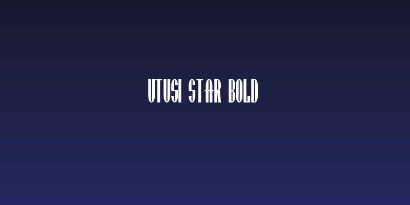 Utusi Star Bold Social Header