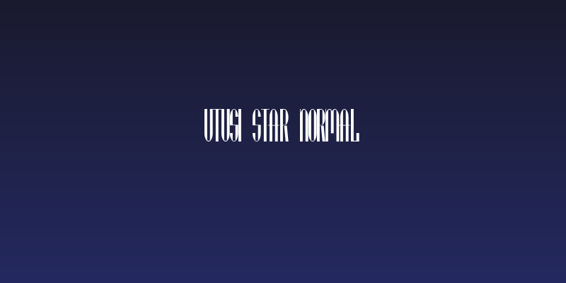 Utusi Star Normal Social Header
