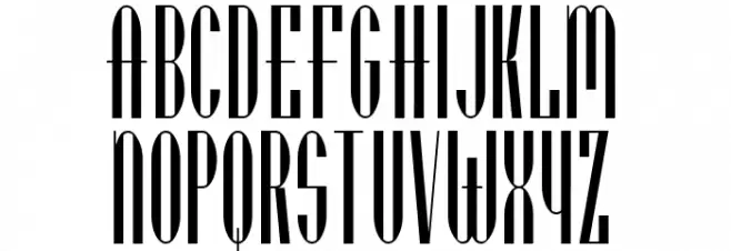 Utusi Star normal Schriftart Groß