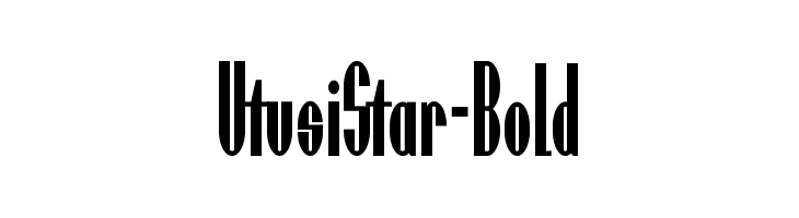 UtusiStar-Bold  Frei Schriftart Herunterladen