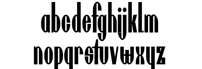 UtusiStar-Bold Font LOWERCASE