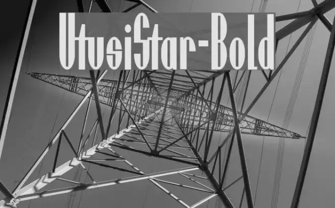 UtusiStar-Bold Font examples