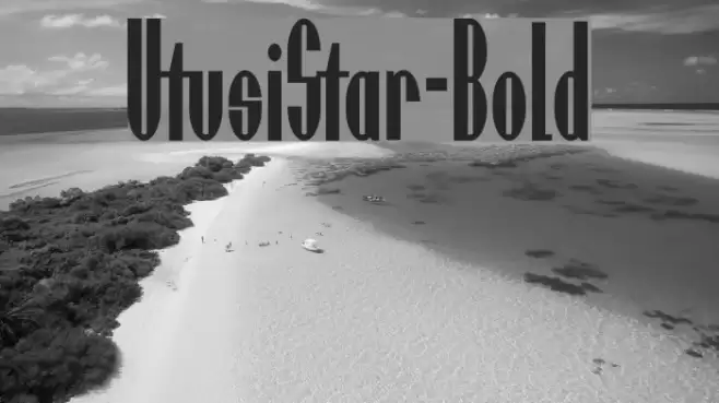 UtusiStar-Bold Font examples