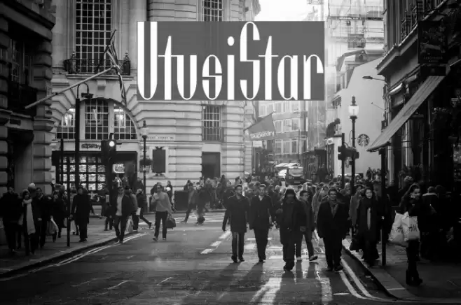 UtusiStar Font examples