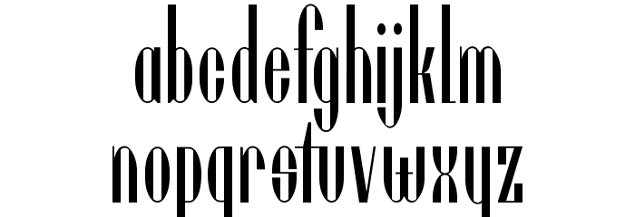 UtusiStar Font LOWERCASE