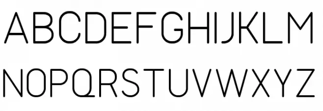 UVFLHLine1SansThin خط أحرف كبيرة