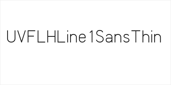 UVFLHLine1SansThin Logo