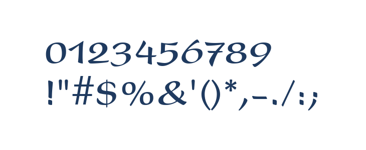 UVN Bay Buom Bold Other Characters