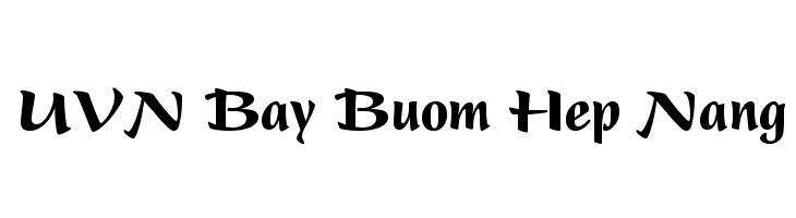 UVN Bay Buom Hep Nang  नि: शुल्क फ़ॉन्ट्स डाउनलोड