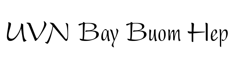 UVN Bay Buom Hep Font