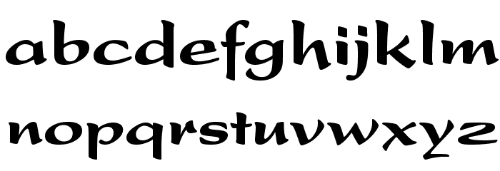 UVN Bay Buom Nang Font LOWERCASE