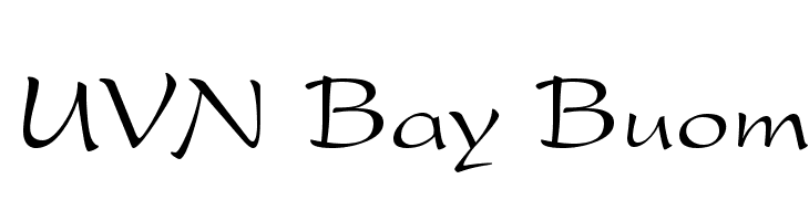 UVN Bay Buom Font
