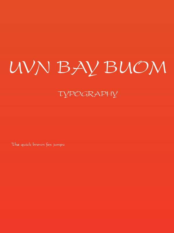 UVN Bay Buom Poster