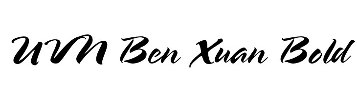 UVN Ben Xuan Bold  font caratteri gratis