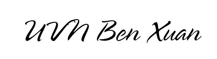 UVN Ben Xuan  font caratteri gratis