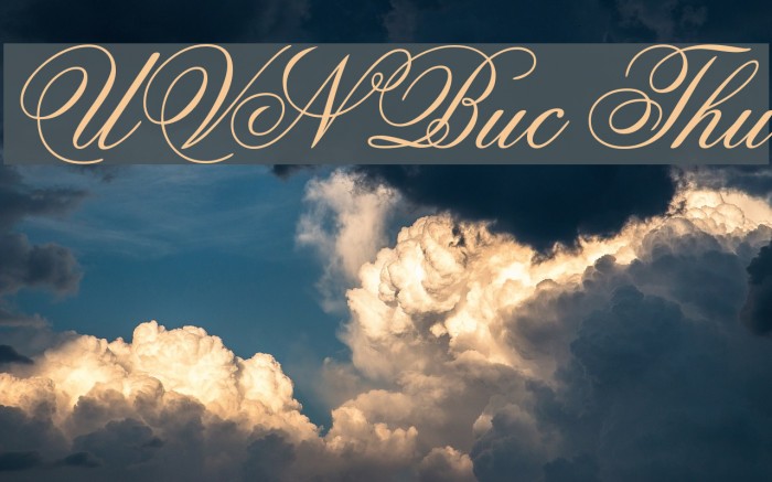 UVN Buc Thu Font examples