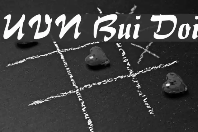 UVN Bui Doi Font examples