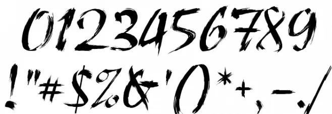 UVN But Long 1 Font OTHER CHARS