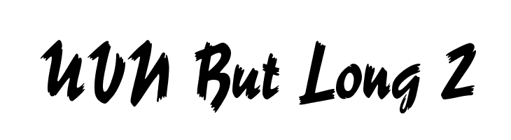 UVN But Long 2  font caratteri gratis