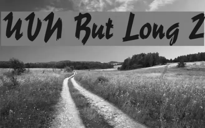 UVN But Long 2 Font examples