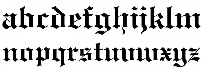 UVN Co Dien Bold خط أحرف صغيرة