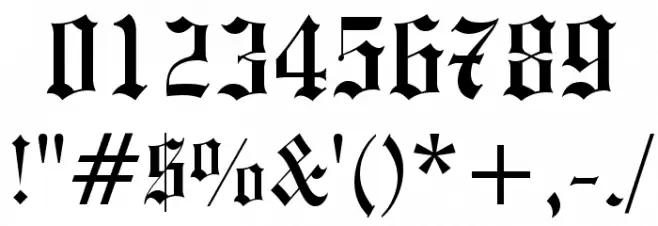 UVN Co Dien Font OTHER CHARS